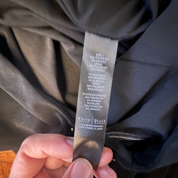 White House Black Market Black Sleeveless Studded Skirt Casual Dress Size XS - Picture 15 of 16